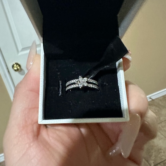 Pandora snowflake ring size 56/7.5 - Picture 2 of 3